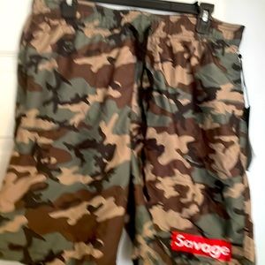 Camouflage swimming trunks